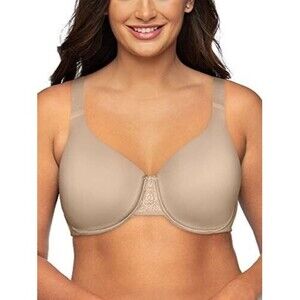 Vanity Fair Full Figure Style 76380 Beige Wired Bra Size 38DDD Brand New
